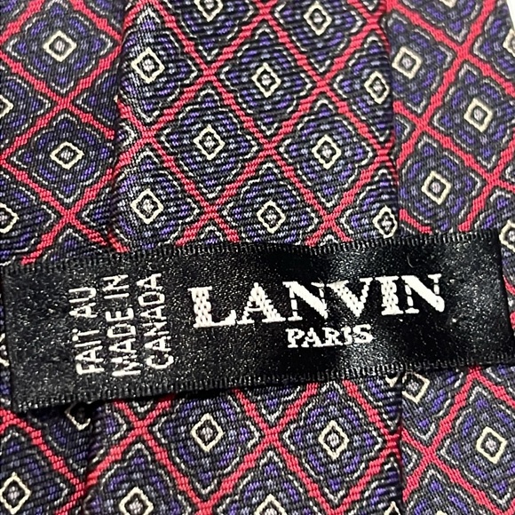 Men's Classic Lanvin Tie - Picture 5 of 7